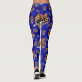 ウミガメろうけつ染めアフリカアート レギンス (裏面)