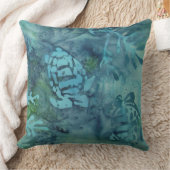 ウミガメろうけつ染め クッション (ブランケット)