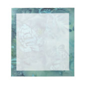 ウミガメろうけつ染め ノートパッド (正面)