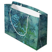 ウミガメろうけつ染め ラージペーパーバッグ (裏面アングル)