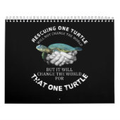 ウミガメを助けても世の中は変わらない カレンダー (カバー)