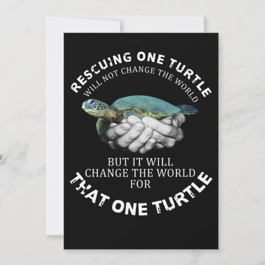 ウミガメを助けても世の中は変わらない セーブザデート (正面)