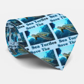 ウミガメを救って下さい ネクタイ (ロール)