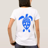 ウミガメを救って下さい Tシャツ (裏面)