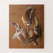 ウミガメを救消滅させる ジグソーパズル (縦)