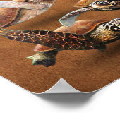 ウミガメを救消滅させる ポスター (角)