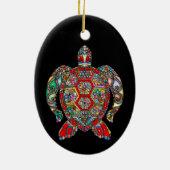 ウミガメオーナメント セラミックオーナメント (裏面)