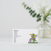 ウミガメガーリーのマンガ 名刺 (スタンド正面)