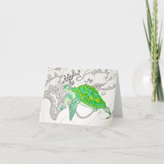 ウミガメスケッチ シーズンカード (正面)