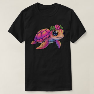 ウミガメダークTシャツ Tシャツ
