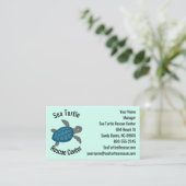 ウミガメデザイン 名刺 (スタンド正面)