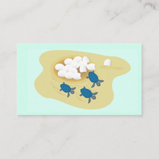 ウミガメデザイン 名刺 (裏面)