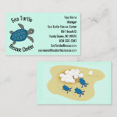 ウミガメデザイン 名刺 (正面/裏面)