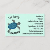ウミガメデザイン 名刺 (正面)