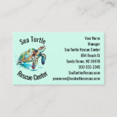 ウミガメデザイン 名刺 (正面)