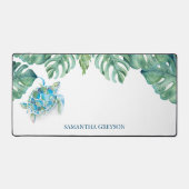 ウミガメパーソナライズされた庁舎 デスクマット (正面)