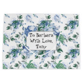 ウミガメパーソナライズされた類 ラージペーパーバッグ (正面)