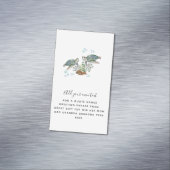 ウミガメパーソナライズされた マグネット名刺 (インサイチュ)