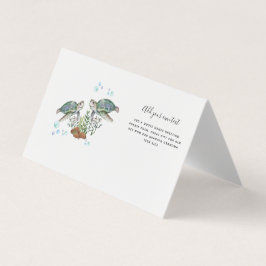 ウミガメパーソナライズされた 名刺