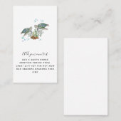 ウミガメパーソナライズされた 名刺 (正面/裏面)