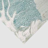 ウミガメビーチブルーホワイトウッドデコップネーム 薄葉紙 (詳細)