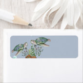 ウミガメビーチ結婚式 ラベル (インサイチュ)