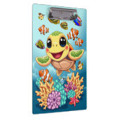 ウミガメベビーハッピー&カワイキャラクター クリップボード (右)