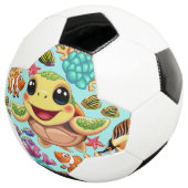 ウミガメベビーハッピー&カワイキャラクター サッカーボール (3/4)