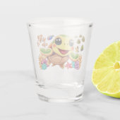ウミガメベビーハッピー&カワイキャラクター ショットグラス (裏面)