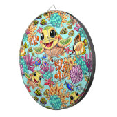 ウミガメベビーハッピー&カワイキャラクター ダーツボード (正面右)