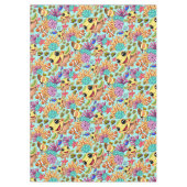 ウミガメベビーハッピー&カワイキャラクター テーブルクロス (正面)