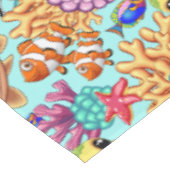 ウミガメベビーハッピー&カワイキャラクター テーブルクロス (アングル)