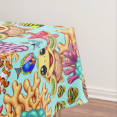 ウミガメベビーハッピー&カワイキャラクター テーブルクロス (インサイチュ)