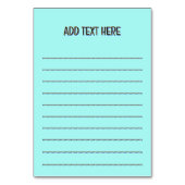 ウミガメベビーハッピー&カワイキャラクター テーブルナンバー (裏面)