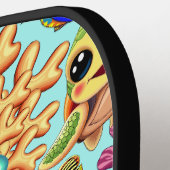 ウミガメベビーハッピー&カワイキャラクター ピックルボールラケット (左詳細)