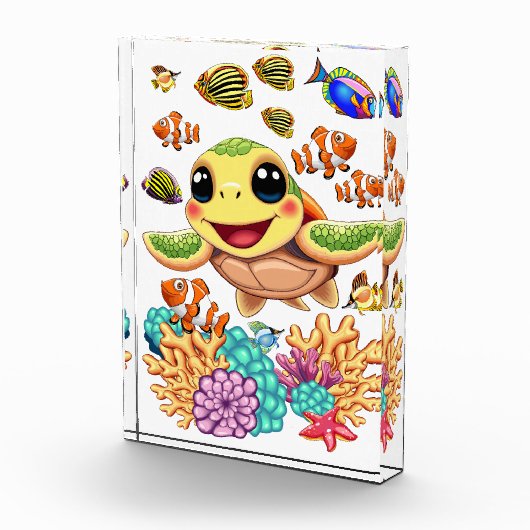 ウミガメベビーハッピー&カワイキャラクター フォトブロック (右)