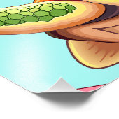 ウミガメベビーハッピー&カワイキャラクター フォトプリント            (角)