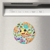 ウミガメベビーハッピー&カワイキャラクター マグネット (インサイチュ (食洗機))