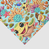 ウミガメベビーハッピー&カワイキャラクター 薄葉紙 (詳細)