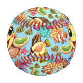 ウミガメベビーハッピー&カワイキャラクター 野球ボール (裏面)