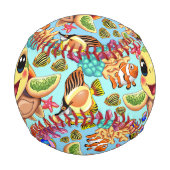 ウミガメベビーハッピー&カワイキャラクター 野球ボール (正面)