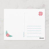 「ウミガメマウイ」のはがき ポストカード (裏面)