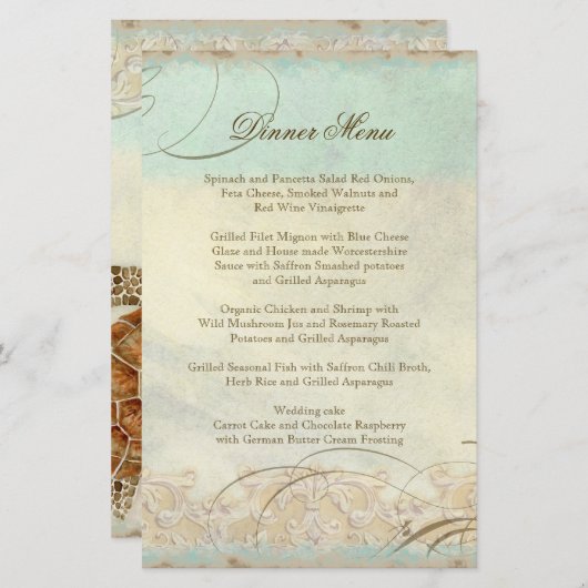 ウミガメモダン沿岸海ビーチスワーズスタイル (正面/裏面)