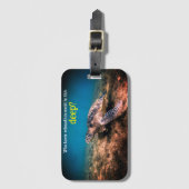 ウミガメリラックスの水中 ラゲッジタグ (正面縦)