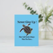 ウミガメ与えが来ない ポストカード (スタンド正面)