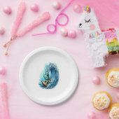 ウミガメ乗り感情の波。 ペーパープレート (パーティー)