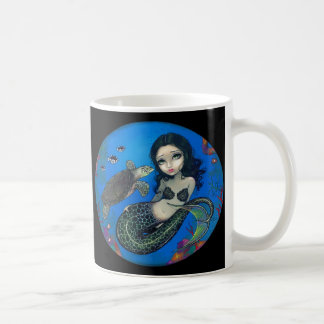 "ウミガメ人魚"のマグ コーヒーマグカップ