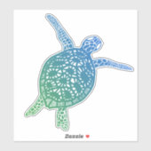 ウミガメ保護惑星Earth No Plastics シール (シート)