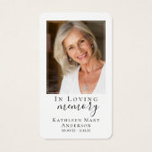 ウミガメ写真追憶祈りの言葉カード (裏面)