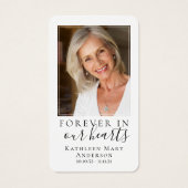 ウミガメ写真追憶祈りの言葉カード (裏面)